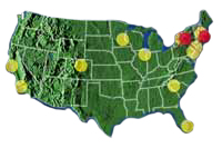 US Area Map