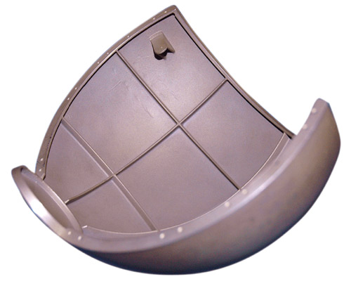 Overmolded component for medical device RPM enclosure