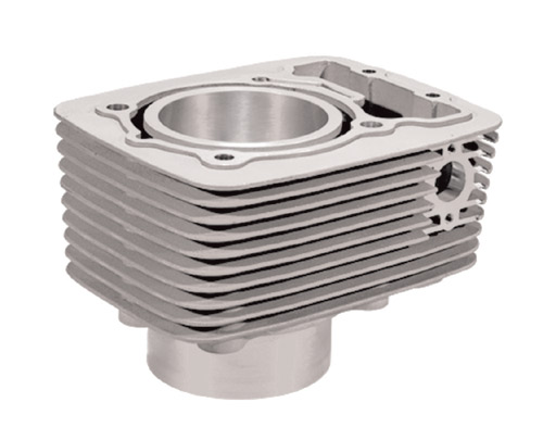 Overmolded component for medical device cyclinder head
